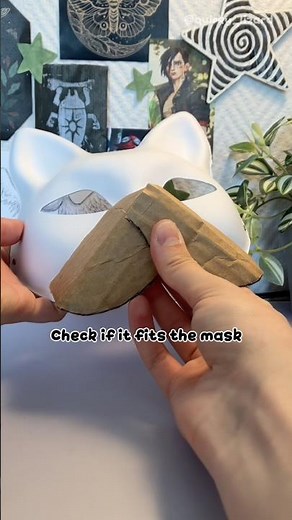 Muzzle tutorial for cat masks #mask #otherpaw #therian #diy #alternative #alterhuman #fyp #shorts
