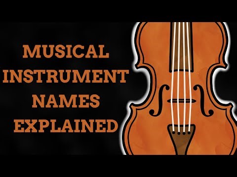 How Musical Instruments Got Their Names