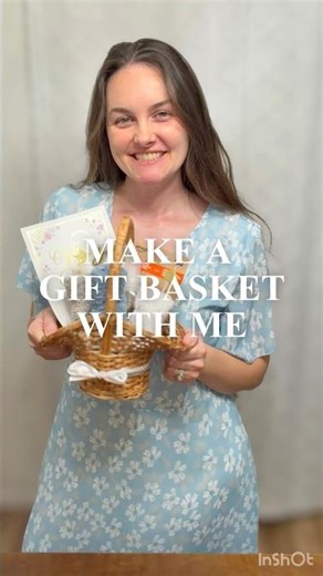 Cute & Easy Gift Basket Idea For A Wedding Shower! 🤍 #DIY #giftideas