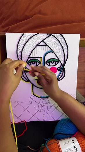 Exploring the Art of Yarn Painting