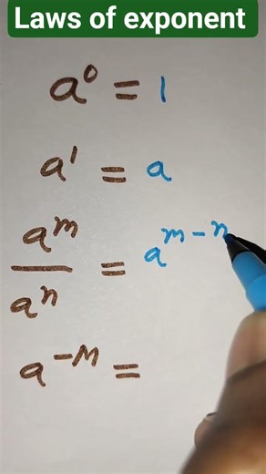 laws of exponent #trending #maths #mathstricks
