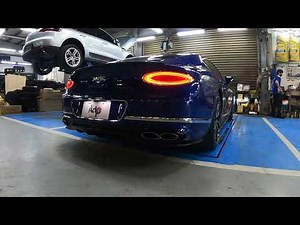 2019 Bentley Continental GT W12 Akprovic exhaust system