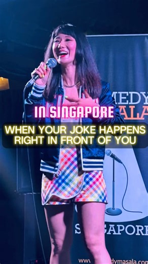 Of course the only American in the entire audience (in Singapore) had to correct my pronunciation 😅😅😅 #bernicecomedy #standupcomedy #standupcomedian #jokes #crowdwork #fengshui #chineselanguage | Bernice Ye