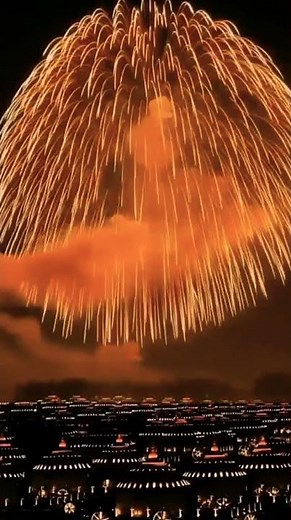 SLO-MO | Big firecrackers in japan | fireworks | looks so cool | 😍😍 | #peace