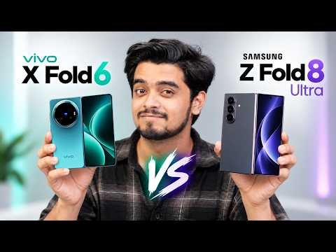 vivo X Fold 6 vs Samsung Z Fold 8 Ultra Comparison ⚡️ Design, Camera, Display, Performance & More !!