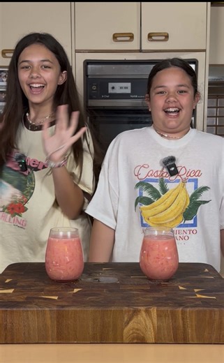 My girls hijack the set to make an all-time favourite ‘Otai’ 🇹🇴 Summer’s definitely here, so why not try this recipe yourself to cool down. ☀️ Ouaaaa Recipe 1 whole watermelon 5kg 1 ripe Pineapple or substitute canned pineapples (400 grams) 500 ml coconut milk Shredded Coconut (fresh or packet) 2 tbs Sugar or more depending on your preference 500ml-1ltr water Ice Method • Grate all your fruit into separate bowls • In a 5-6 litre container, add and stir your watermelon, pineapple and coconut • 