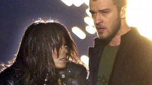 Janet Jackson's infamous superbowl wardrobe malfunction