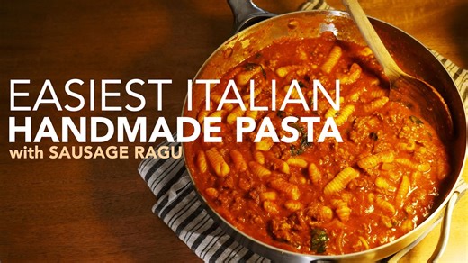 The easiest homemade Italian pasta: Sardinian style