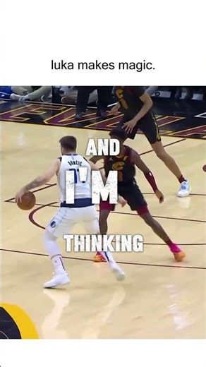 everything under control, luka playing like it’s nothing #cold