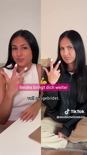 Duales Studium oder Ausbildung?🤔✨ Kein Plan? We got you. 💪🏼 #carreerstart #telekom #dualesstudium #apprenticeship #futureyou