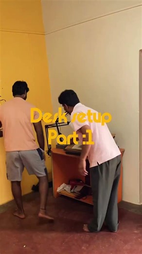 Desk setup making part :01 #art #drawingstyles #desksetup