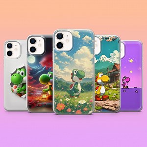 Yoshi Phone Case Nintendo Cutie Gaming Cover Fit for iPhone 17 Pro, 16E, 15, 14, Samsung S25 Ultra, S24 FE, A56, A17, Pixel 10pro, 9A, 8 - Etsy