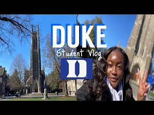 DAY IN THE LIFE OF A DUKE UNIVERSITY STUDENT|| VLOG #1 ||JOANNE