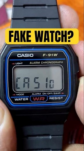 fake casio f91w!