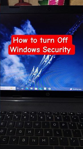 how to turn off windows security in windows 10 #windowssecurity #windows10 #shortvideo