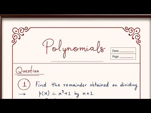 How to divide polynomials. #math
