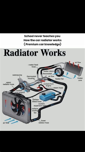 How the car radiator works 🙀