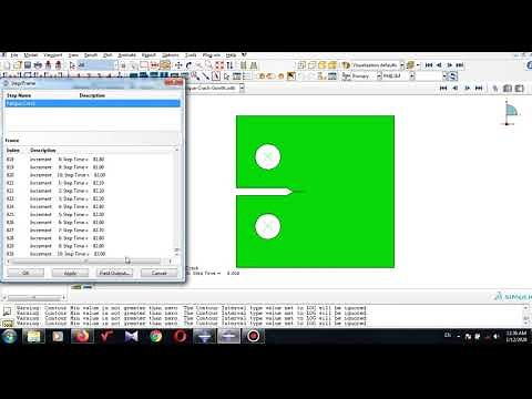 Low Cycle Fatigue Crack Growth Simulation+ABAQUS