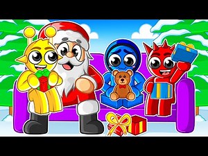 SPRUNKI VISITS SANTA At The NORTH POLE in Roblox!