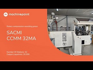 SACMI CCM 32MA Rotary compression moulding press | SACMI Machines