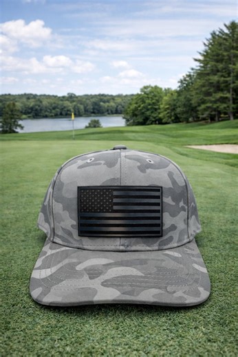 Gray Camo American Flag Hat | Tactical Golf Headwear | Low Profile Snapback | Patriotic Outdoor Cap | Everyday Casual Hat - Etsy