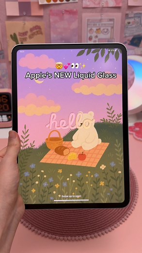 222K views · 2.3K reactions | Apple's NEW Liquid Glass just got announced at WWDC ✨ What do you think? I'm testing it out using the iPadOS 26 beta on my iPad pro. The full release is coming this September!️ #apple #ipad #wwdc #ipados26 #ios26 #iphone #ipados #tech #appleevent #ios #liquidglass #ipadpro #ipadtips #wwdc2025 | HappyDownloads | Facebook