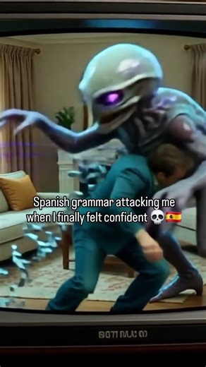 Spanish Grammar Attacking Me When I Felt Confident 💀🇪🇸 #foreignlanguagelearning