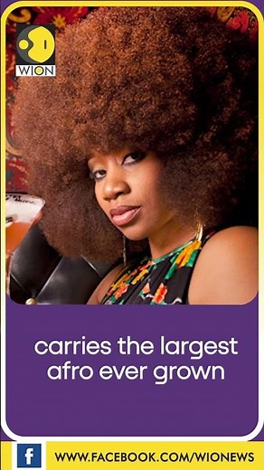 US woman breaks Guinness world record for largest afro