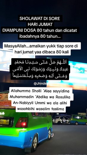 Sholawat di Hari Jumat: Penghapus Dosa 80 Tahun