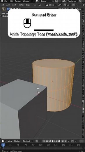 Blender Tip #16 | Knife Tool Basics (Cut Geometry Precisely)