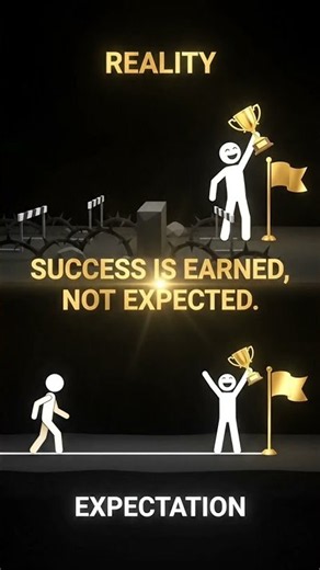 Reality vs Expectation 🤯 | Success Isn't Easy #shorts