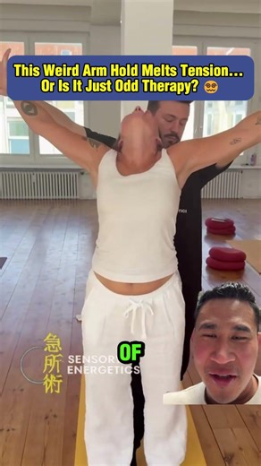 Weird Arm Surrender Technique Tension Release or Placebo? #DrNattyReacts #shorts