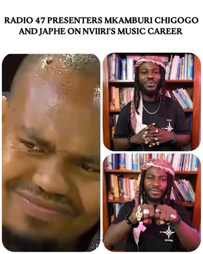 Radio 47 Presenters Mkamburi Chigogo and Japhe on Nviiri's Music Career 🎥: @radio47__kenya | Nairobi Juice