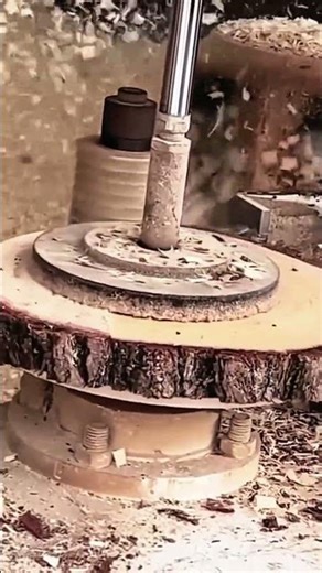Mastering the Log Coring Process: How to Hollow Out Wood Slices