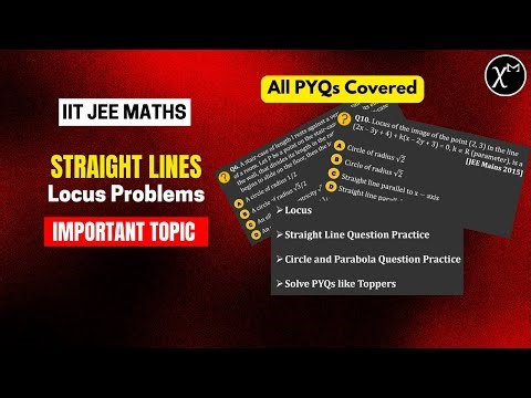 Solve PYQs like Toppers: Locus Problems