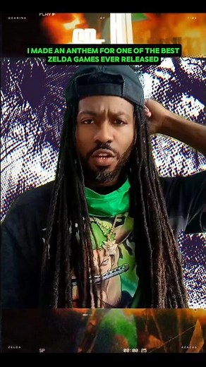 BRO REALLY MADE THE CRAZIEST ZELDA RAP 😱 #legendofzeldaocarinaoftime #videogamemusic