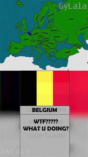 Luxembourg in a Nutshell #map #countryballs #funny 1