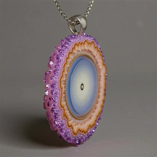 36K views · 486 reactions | beautiful agate pendant #agate #pendant #gems | Gemstone and jewelry | Facebook