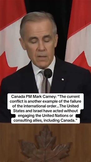Canada’s Prime Minister Mark Carney says the U.S.-Israel war with Iran reflects a breakdown of the global order, criticizing the two countries for launching military action without engaging the United Nations or consulting allies like Canada | MeidasTouch