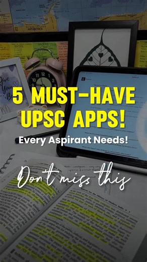 Upsc | Current Affairs | Notes | Studygram | These 5 apps will make your journey smoother, smarter, and more strategic! 💡✨ From daily current affairs to note-making, crash courses to... | Instagram