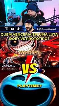 👀 DOEY contra PROTOTIPO… quem é mais FORTE em POPPY PLAYTIME? #shorts #poppyplaytime