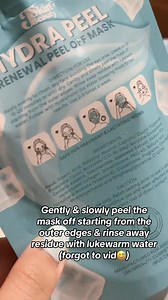 8.9K views · 116 reactions | Here’s how to use Hydra Peel Renewal Peel Off Mask!冀✨ #JSkinBeauty #HydraPeel #PeelOffMask | J Skin Beauty | Facebook