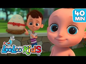 Humpty Dumpty + More Nursery Rhymes from LooLoo KIDS - Videos For Kids