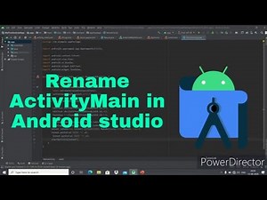 How to Change default MainActivity class name in Android studio|Rename ActivityMain in AndroidStudio