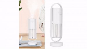 Portable Mini Humidifier, Compact 360° Rotating Cool Mist Air Humidifier Automatic Shutdown for Office for Home for Travel (#1)