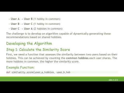 Building a Similarities Based Friend Recommendation Algorithm for Users