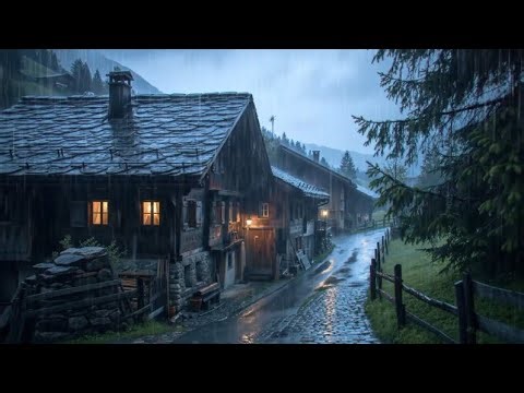 Restores Energy, Soothing Rain Sounds, Helps Reduce Stress, Brain Therapy, Sleep Relaxation Insomnia