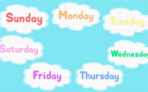 关于星期的儿歌---Days of the Week Song