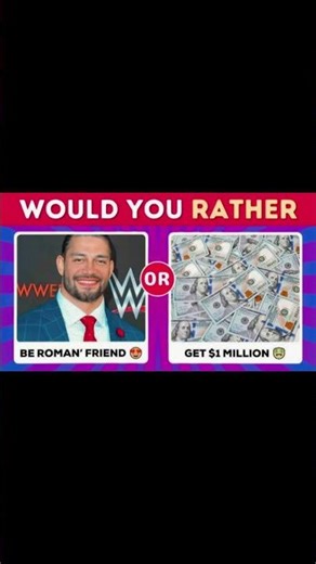 Would You Rather #wwe Edition #6 #wwe #wwefan #wwegaming #wweshorts #fortnite #gaming #short