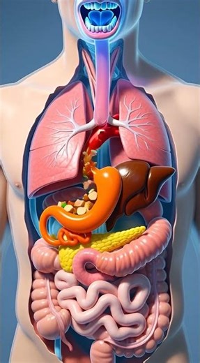 Inside the Human Body: The Full Journey of Food | 3D Digestive System Explained